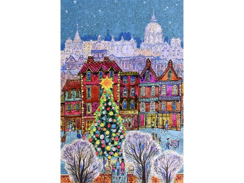 City Christmas Trees Liberty Puzzle - Joy