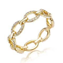 Classic Chain Link Eternity Band - Joy Gift Shoppe