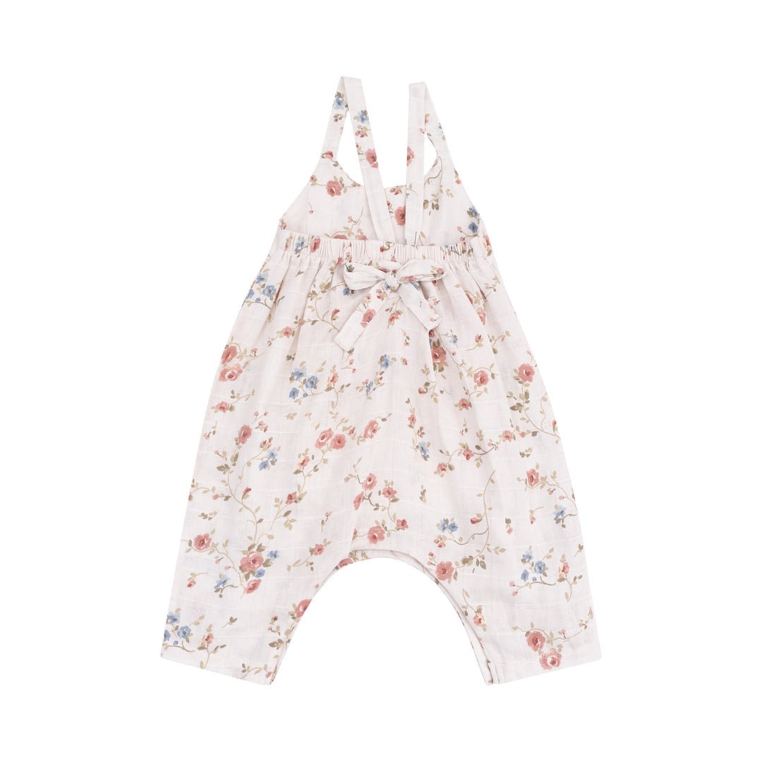 Climbing Roses Tie Back Romper - Joy
