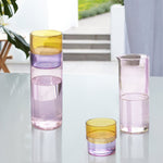 Color Stack Carafe - Pink/Violet/Lemon - Joy Gift Shoppe