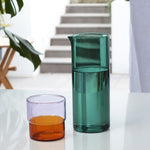 Color Stack Carafe - Teal/Amber/Violet - Joy Gift Shoppe