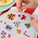 Colorful Beginner Christmas Cross Stitch Kit - Joy