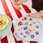 Colorful Beginner Christmas Cross Stitch Kit - Joy