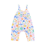 Colorful Reef Tie Back Romper - Joy
