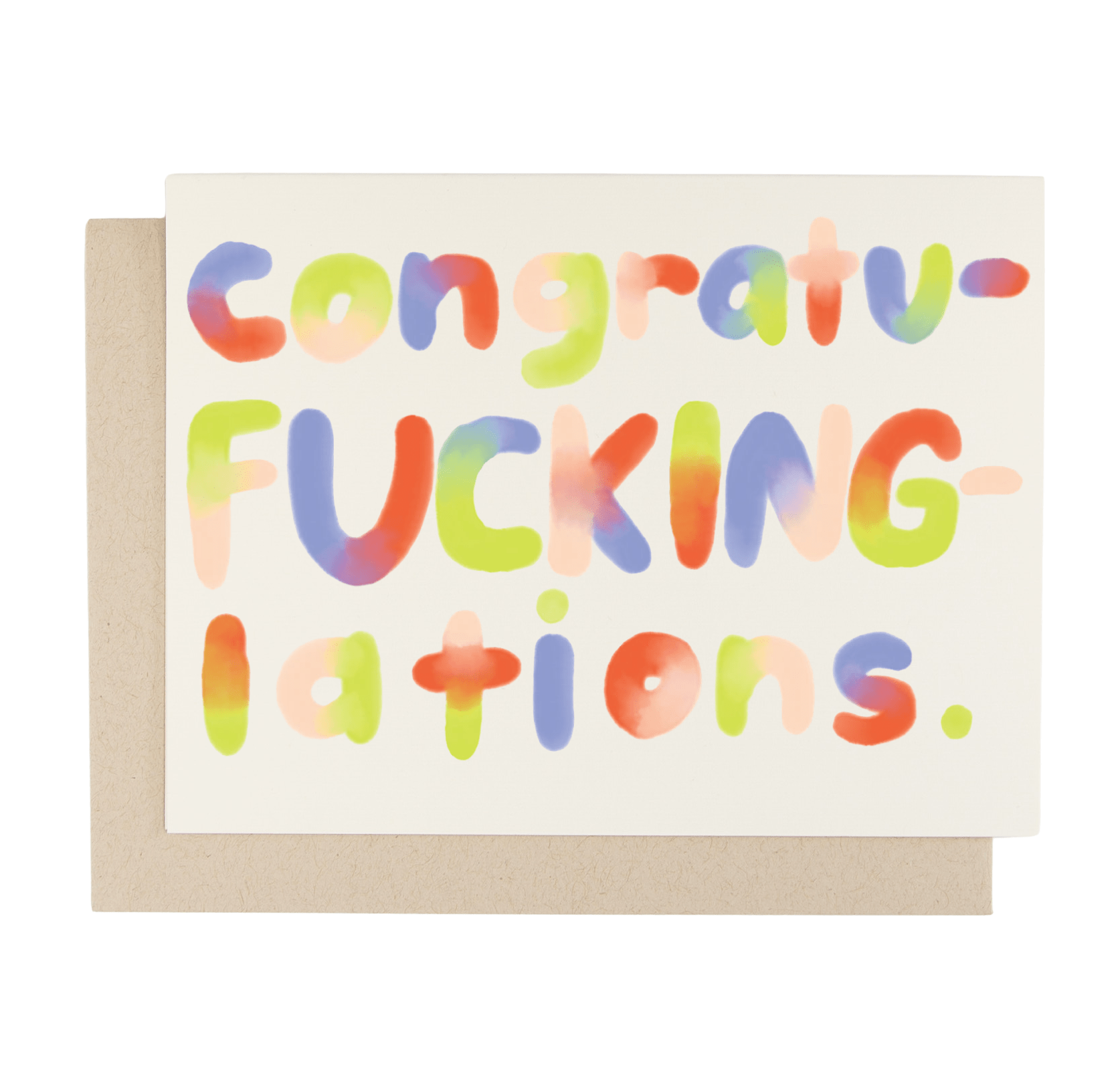 Congratu-fucking-lations Card - Joy Gift Shoppe