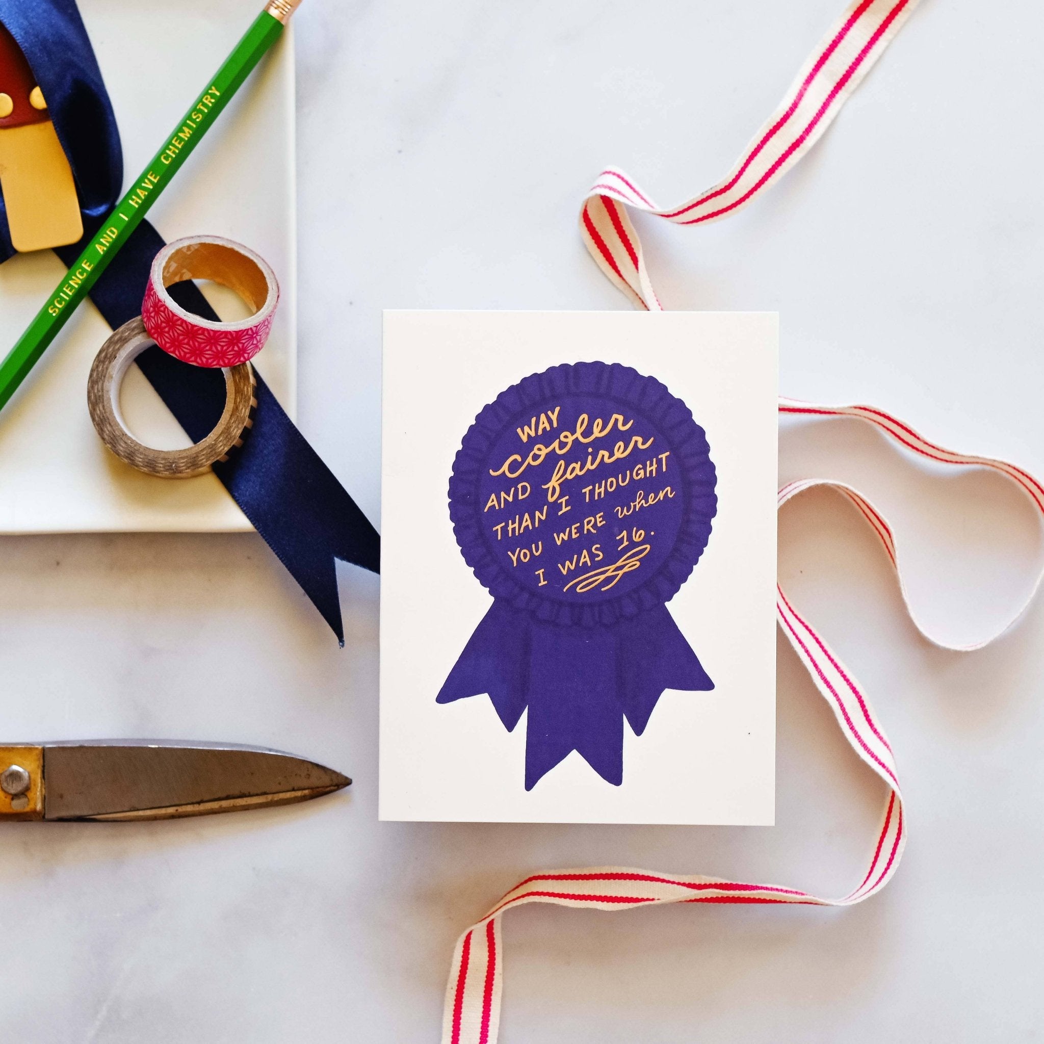 Cooler & Fairer (Blue) | Father's Day Card | Cool Dad Card - Joy