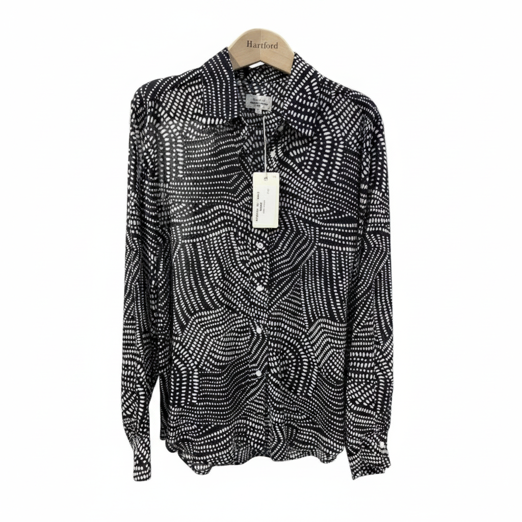 CORAZ Dark Navy & Raw White Shirt - Joy