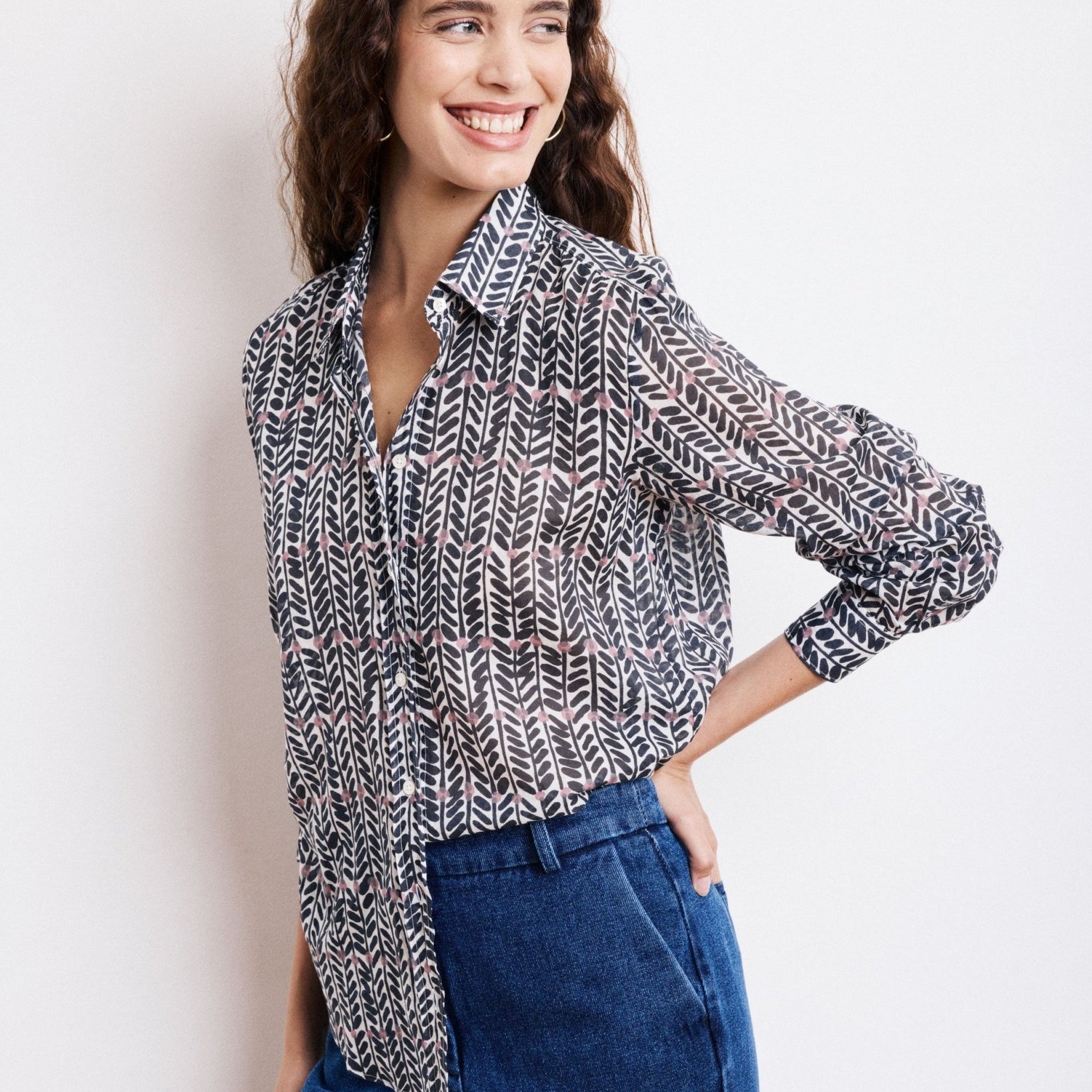 CORAZ Navy Blue Shirt - Joy