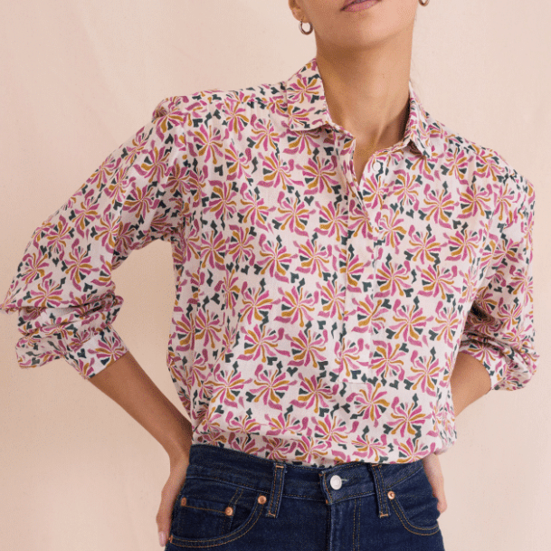 CORAZ Pink & Green Shirt - Joy