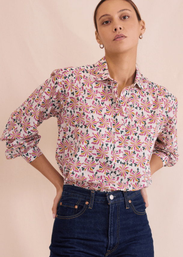 CORAZ Pink & Green Shirt - Joy