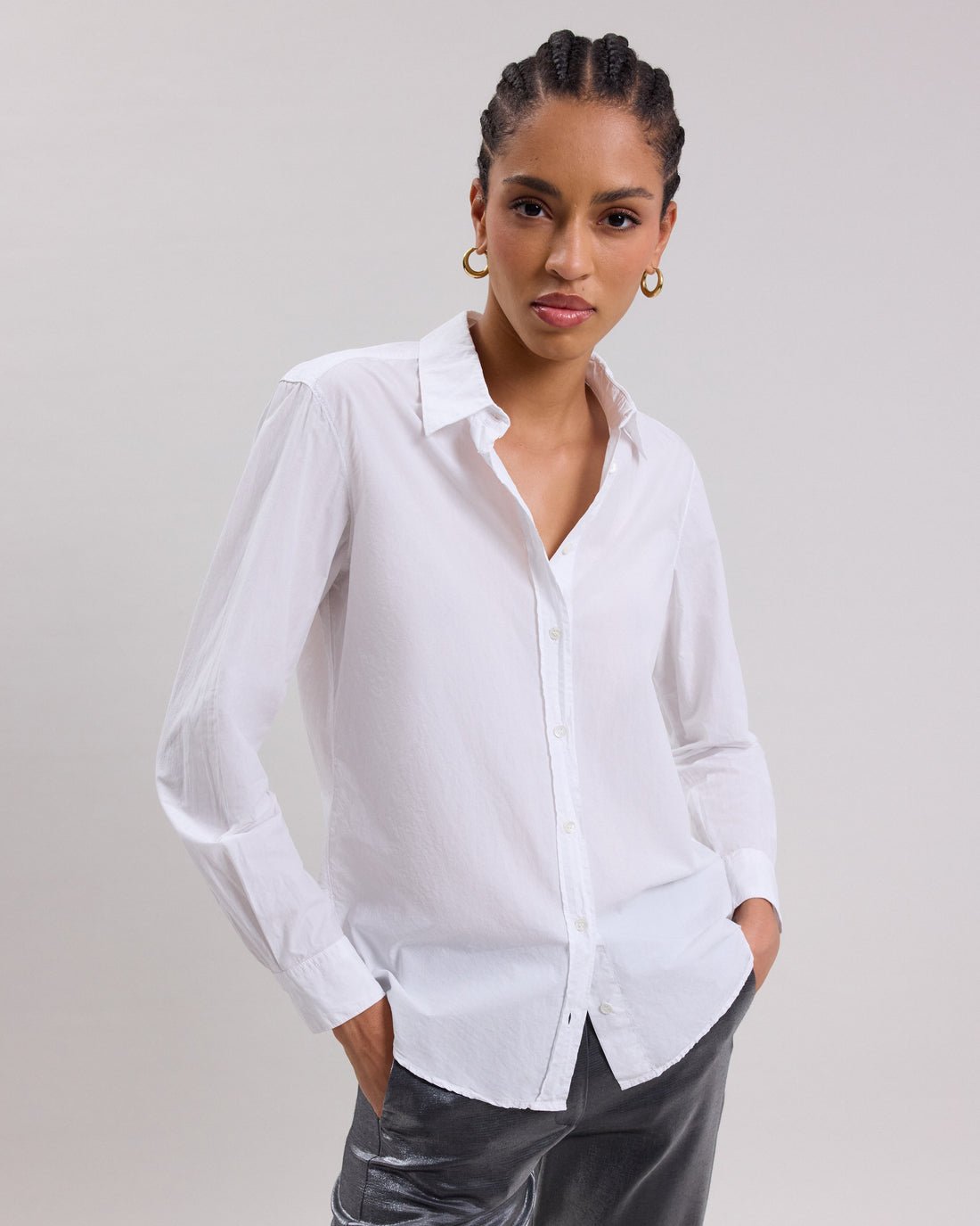 Coraz Woven Shirt - Milk - Joy