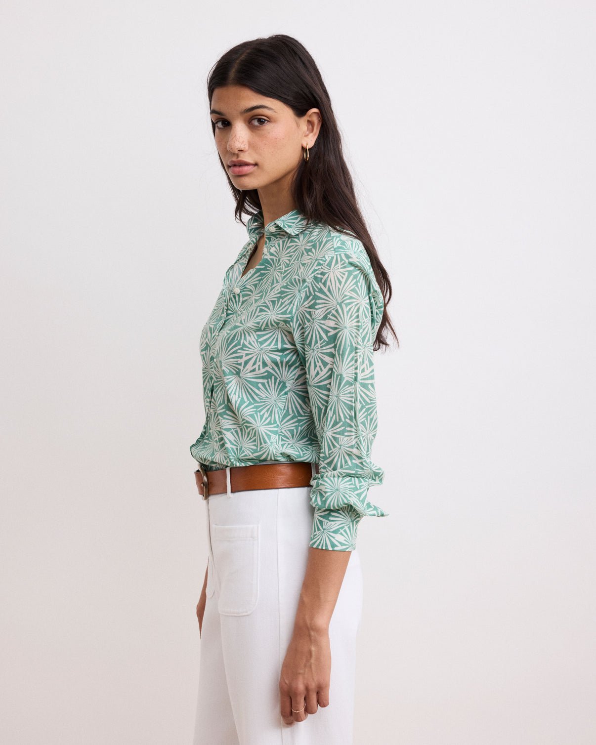 Corazon Woven Shirt - Green - Joy