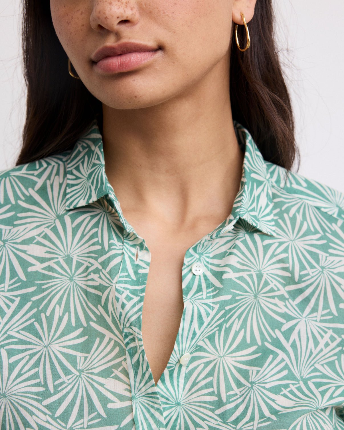 Corazon Woven Shirt - Green - Joy