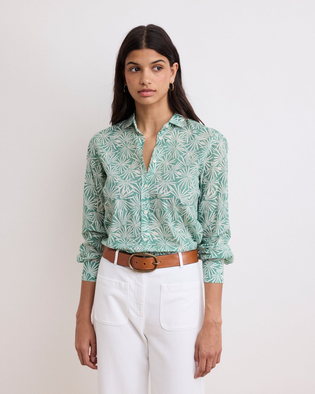 Corazon Woven Shirt - Green - Joy