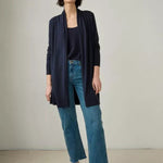 Cotton Silk Long Open Cardigan - Joy