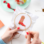Cowboy Boot Cross Stitch Kit - Joy