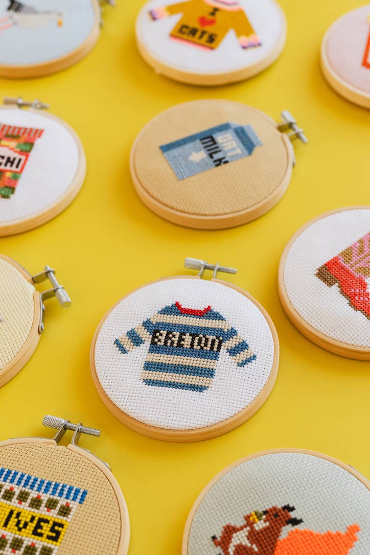 Cowboy Boot Cross Stitch Kit - Joy