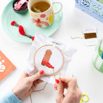 Cowboy Boot Cross Stitch Kit - Joy