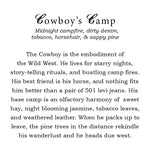 Cowboy's Camp Candle - Joy