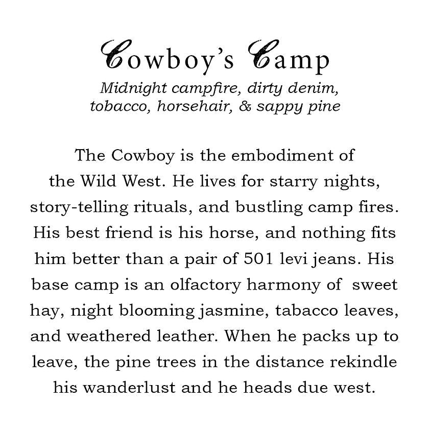 Cowboy's Camp Candle - Joy
