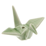 Crane Incense Holder - Light Green - Joy
