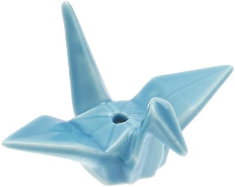 Crane Incense Holder - Sky Blue - Joy