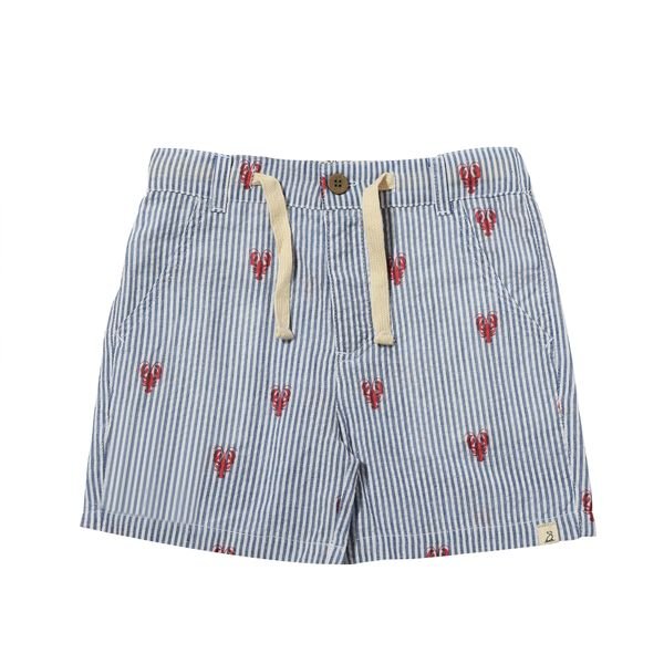CREW Lobster Seersucker Shorts - Boy - Joy