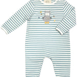 Crochet Oliver Owl Teal Babygro - Joy