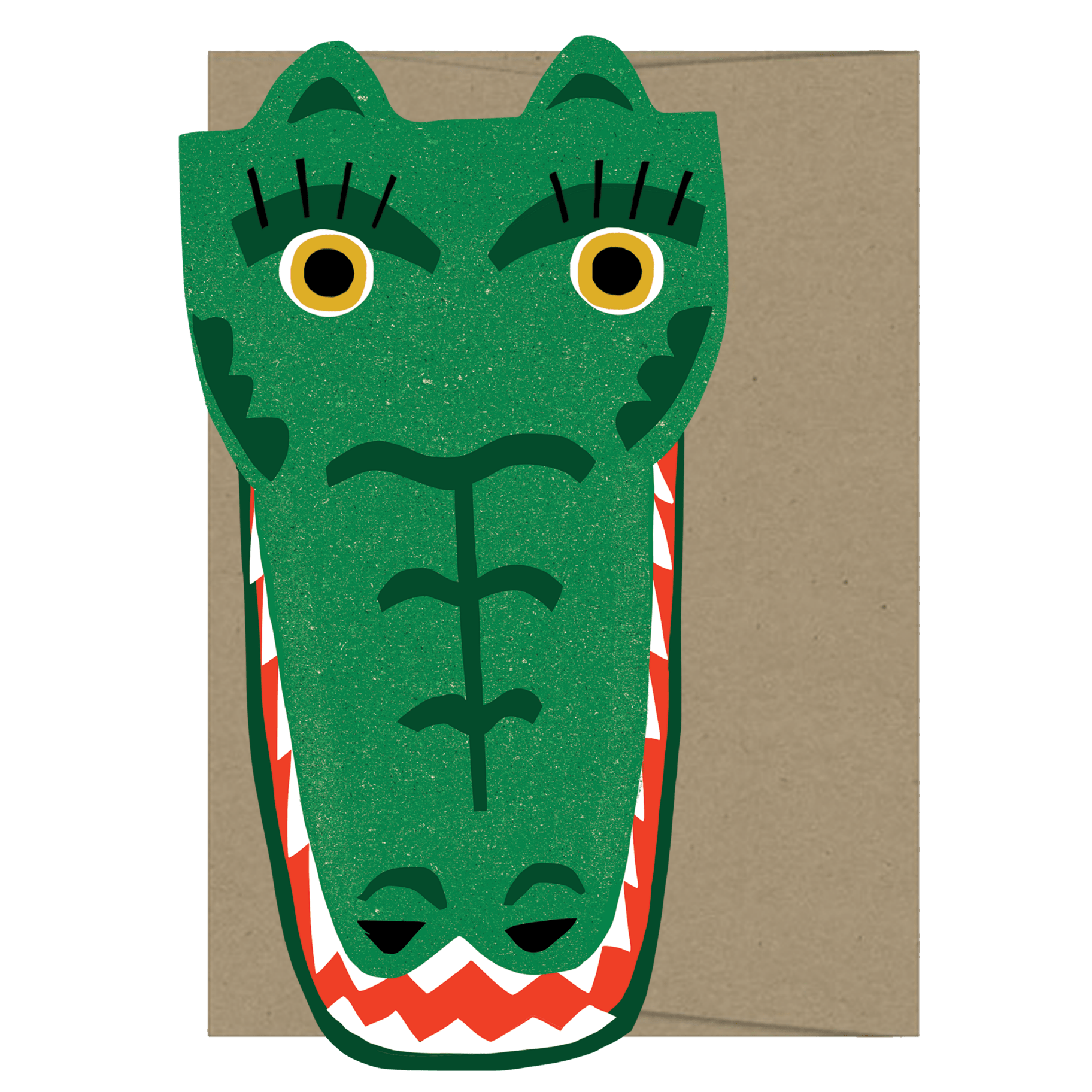Crocodile Card - Joy