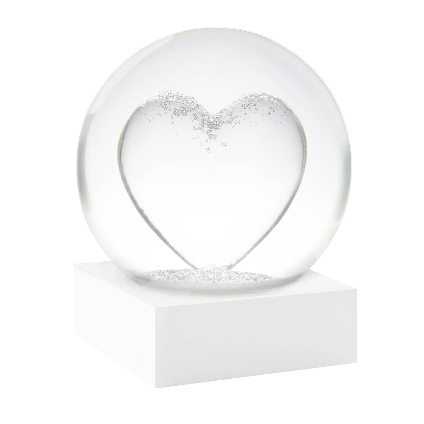 Crystal Heart Snow Globe - Joy Gift Shoppe