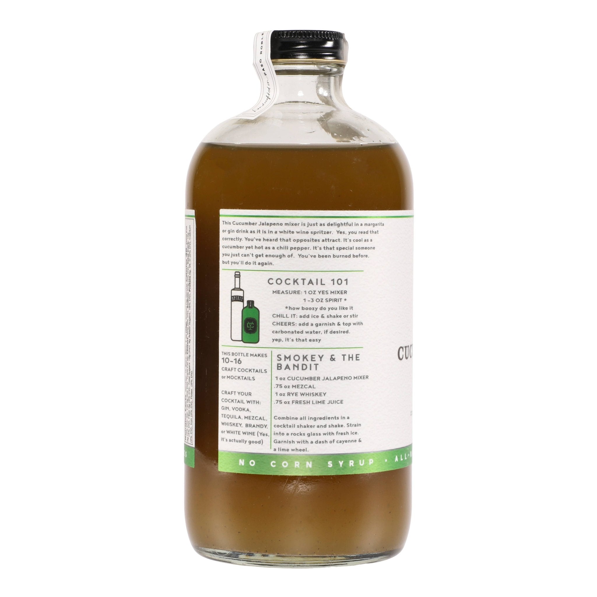 Cucumber Jalapeño Cocktail Mixer - Joy