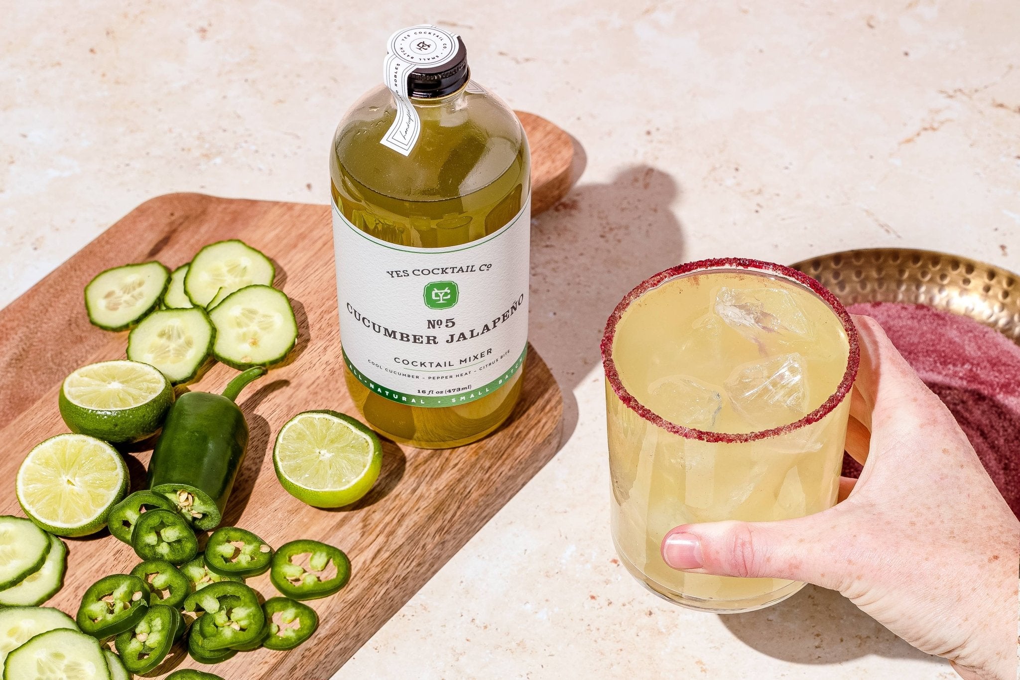 Cucumber Jalapeño Cocktail Mixer - Joy