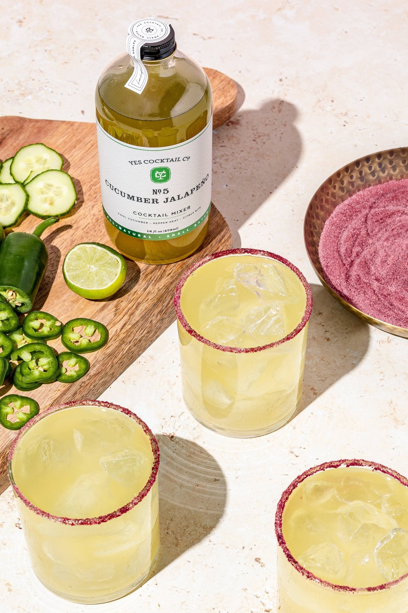 Cucumber Jalapeño Cocktail Mixer - Joy
