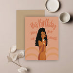 Cup Runneth Over Birthday Card - Joy Gift Shoppe