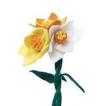 Daffodils Felt Flower - Joy