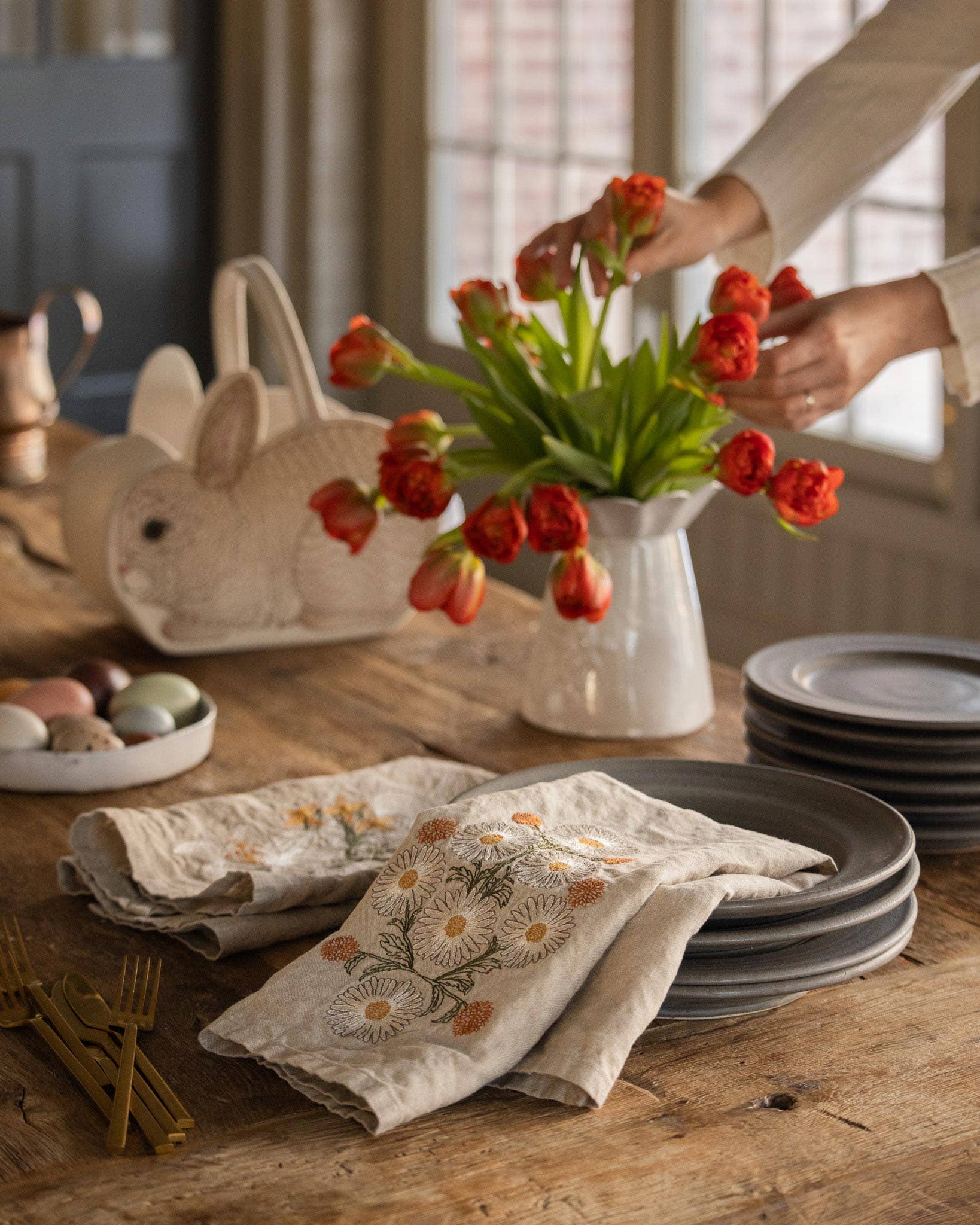 Daisy Bouquet Tea Towel - Joy