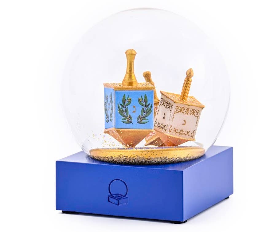 Dancing Dreidels Snow Globe - Joy Gift Shoppe