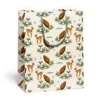 Deer and Pine Cones Gift Bag: Large - Joy
