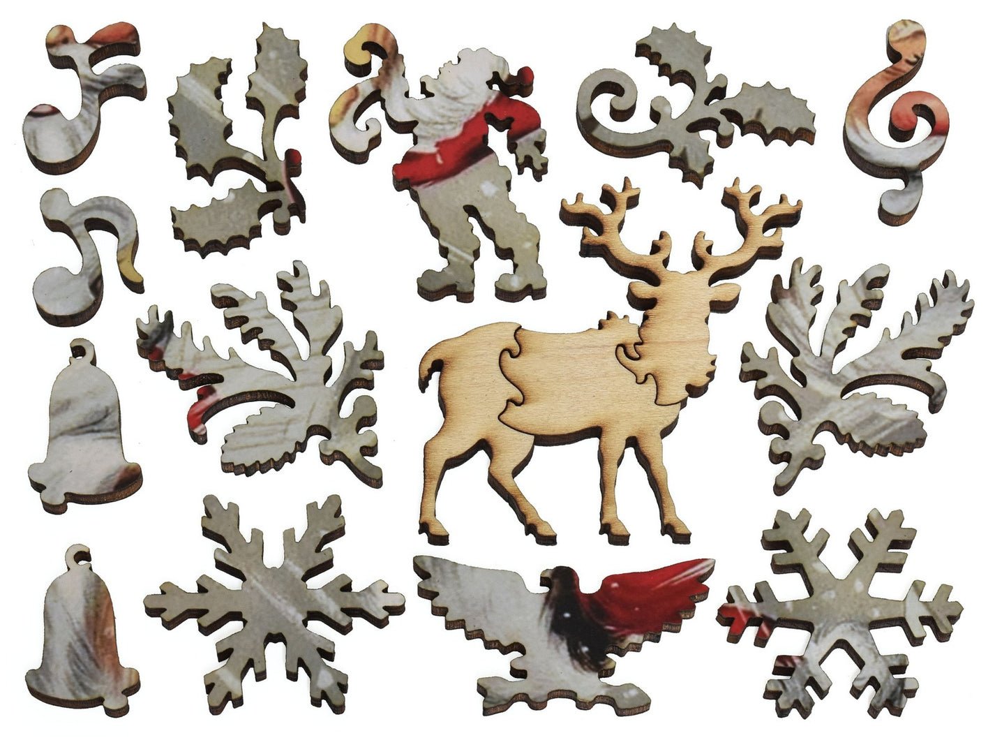 Deerful Santa Liberty Puzzle - Joy