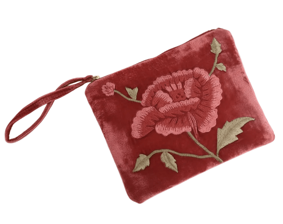 DELIA Perfect Zip Pouch - Poppy - Joy Gift Shoppe