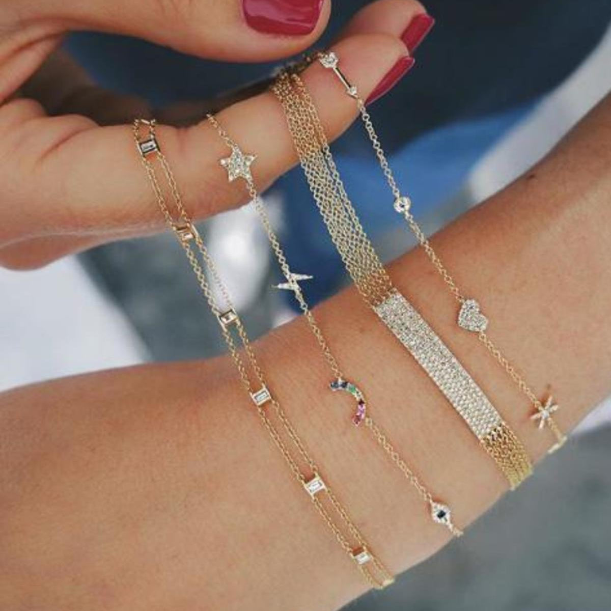 Diamond Cosmic Charm Bracelet - Joy Gift Shoppe