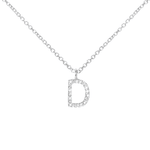 Diamond Letter "D" Necklace - Joy Gift Shoppe