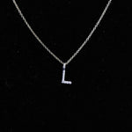 Diamond Letter "L" Necklace - Joy Gift Shoppe