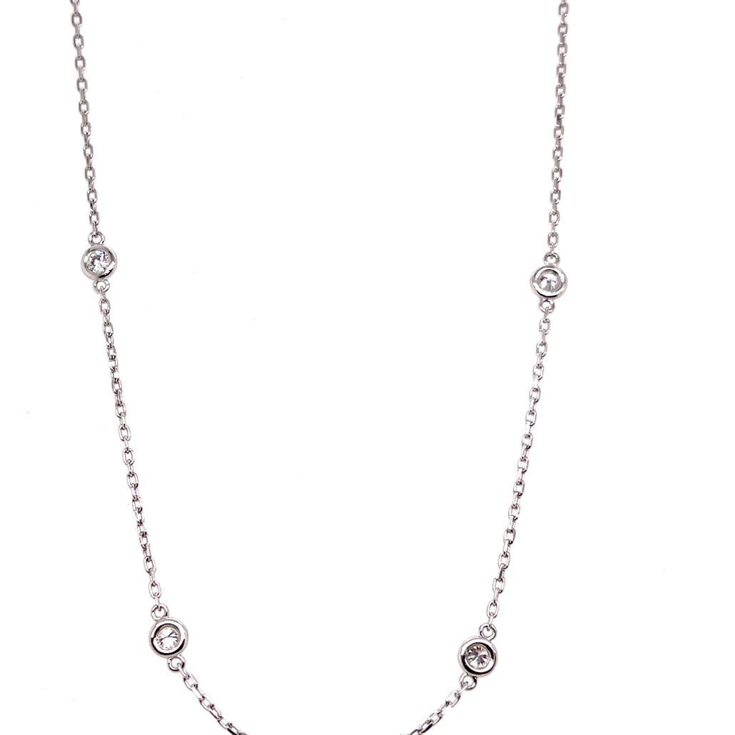 Diamond Station Necklace - Joy Gift Shoppe