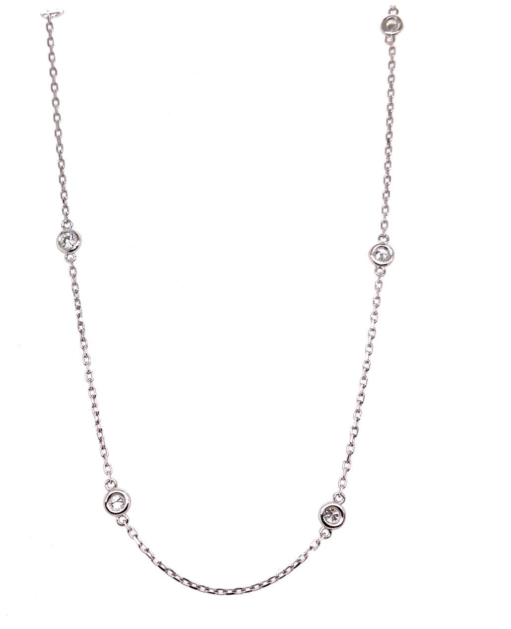Diamond Station Necklace - Joy Gift Shoppe