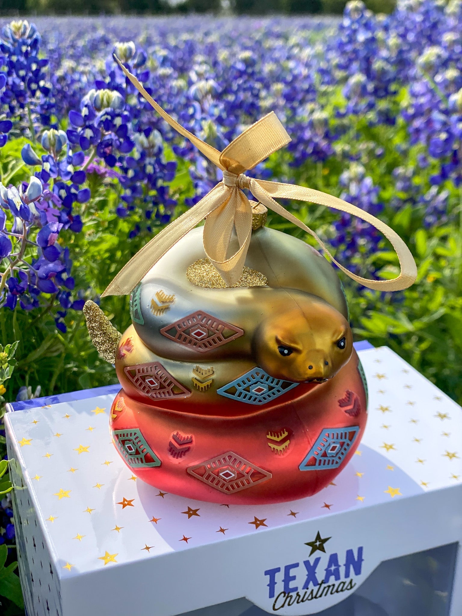 Diamondback Rattler 2024 First Edition Ornament - Joy