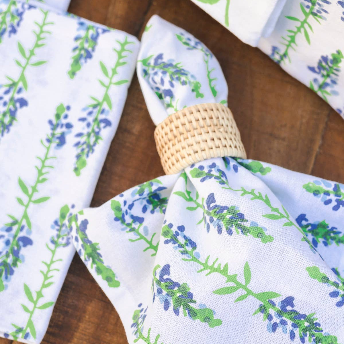 Dinner Napkins (Set of 4) - Bluebonnets - Joy