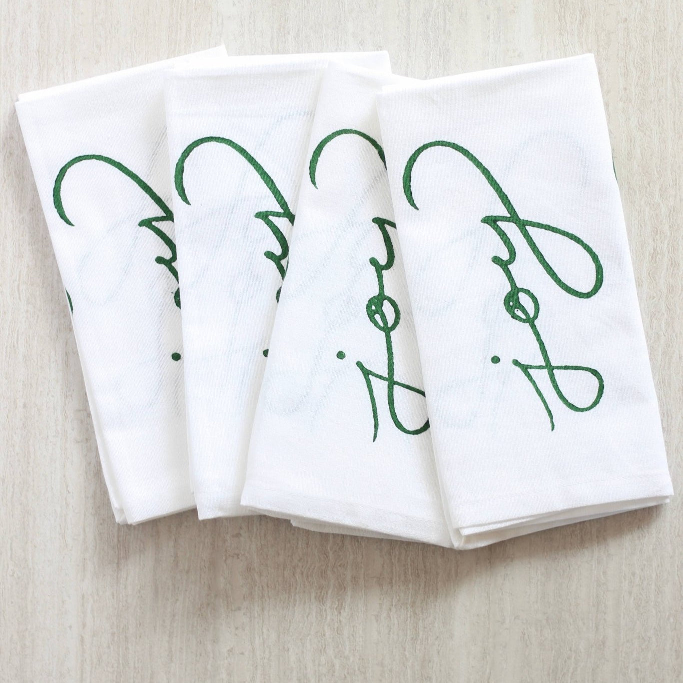 Dinner Napkins (set of 4) - Joy, Evergreen - Joy