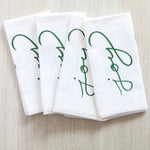 Dinner Napkins (set of 4) - Joy, Evergreen - Joy