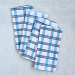 Dinner Napkins (Set of 4) - Plaid, Navy & Uniform Blue - Joy